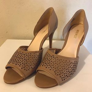 Nine West Daria Peep Toe Heels